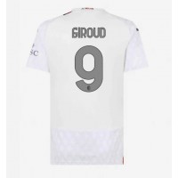 Echipament fotbal AC Milan Olivier Giroud #9 Tricou Deplasare 2023-24 pentru femei maneca scurta